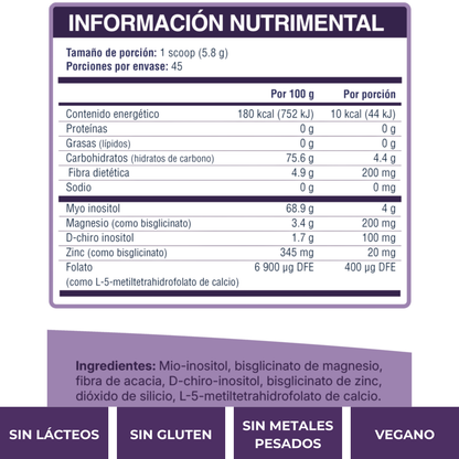 Healify Inositol 40:1 | Fórmula Avanzada para Bienestar Hormonal Femenino