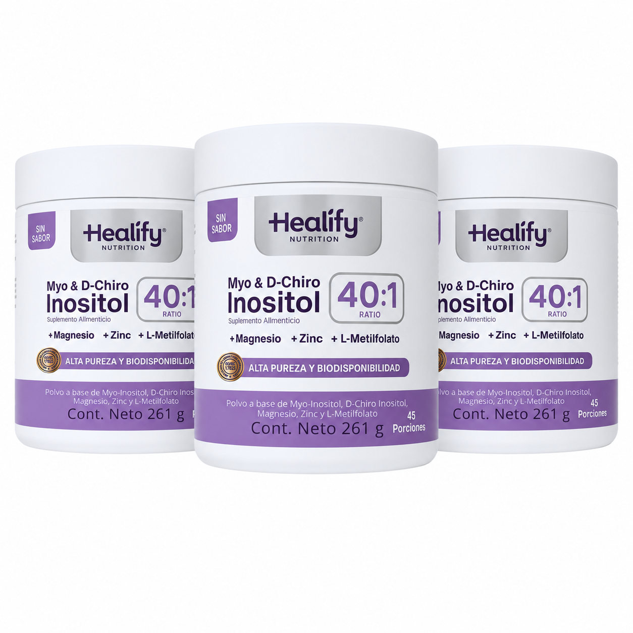Healify Inositol 40:1 | Fórmula Avanzada para Bienestar Hormonal Femenino
